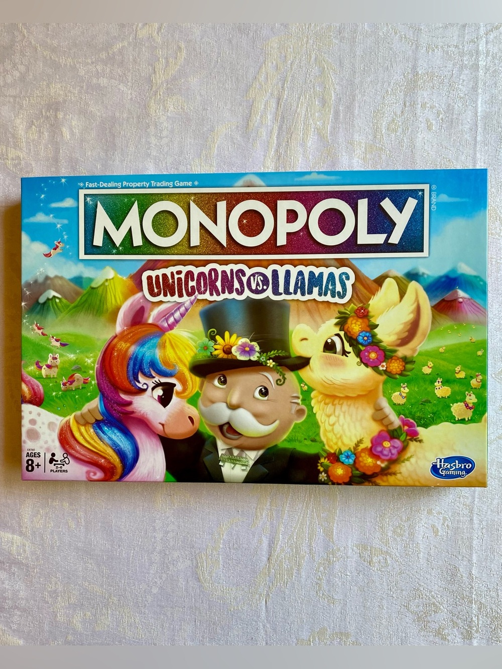 Monopoly Unicorns vs. Llamas Game NWOT
